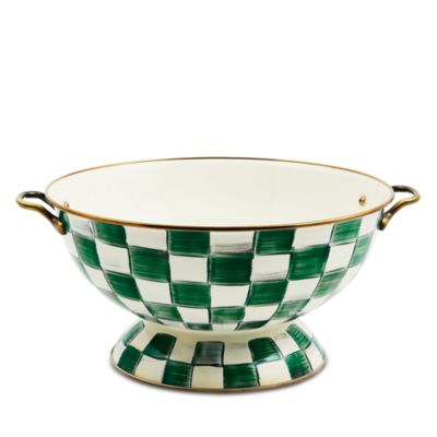 MacKenzie-Childs - Emerald Check Everything Bowl