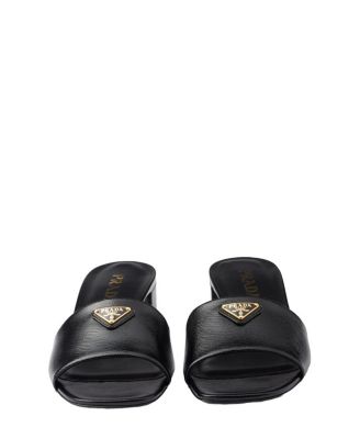 Women's Saffiano Patent Leather Sandals