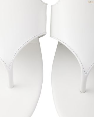 Women's Brushed Leather Thong Sandals