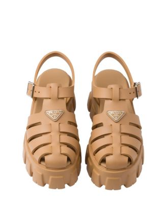 Women's Rubber Monolith Sandals