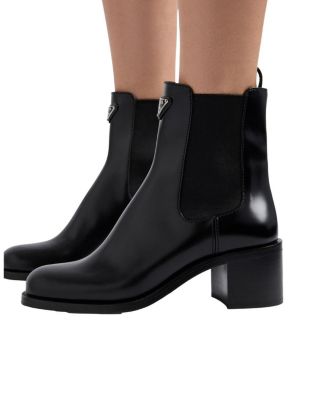 Women's Brushed Leather Booties