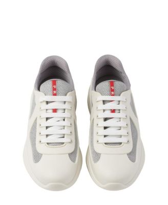 Men's America's Cup Soft Rubber and Bike Fabric Sneakers