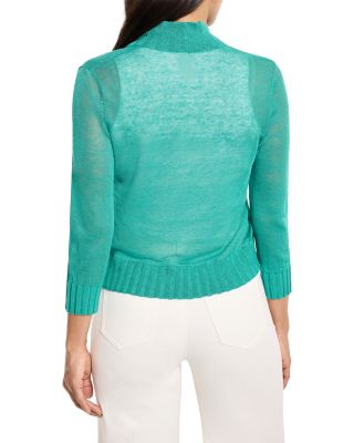 Bolero Linen Blend Cardigan Sweater
