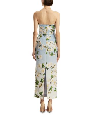 Cherry Blossom Embroidered Gown