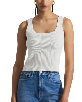 Sain Ribbed Sweater Tank Top