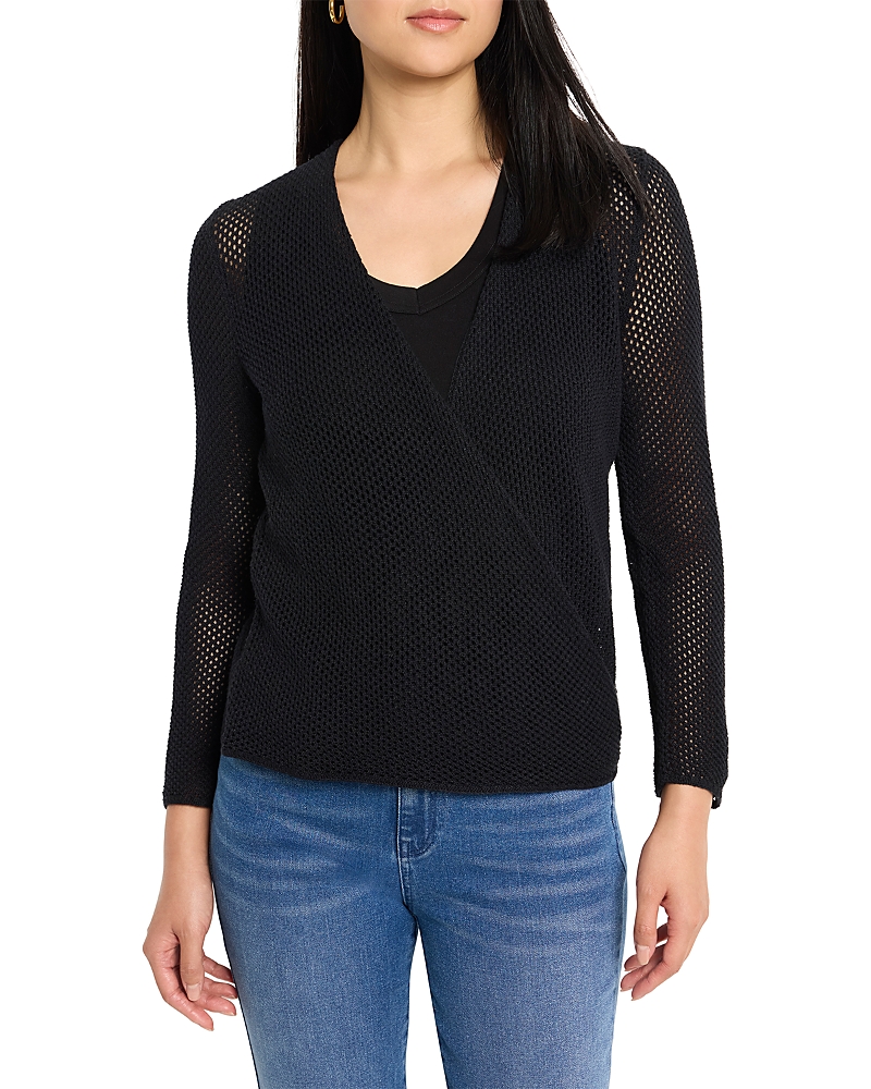 Nic+Zoe Mesh Cocoon Cardigan