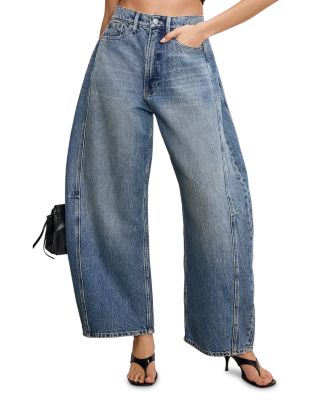 Good Extreme High Rise Barrel Jeans in Indigo966