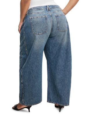 Good Extreme High Rise Barrel Jeans in Indigo966