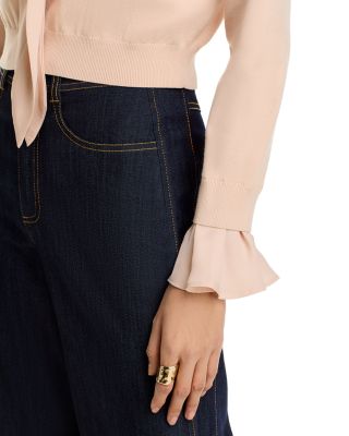 Lenu Tie Neck Sweater