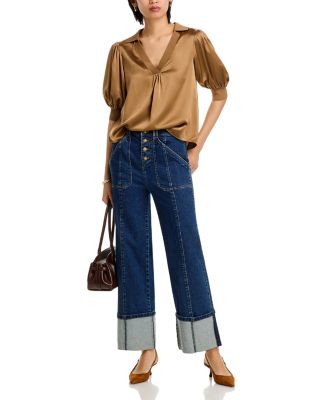 Weldon Collared Silk Blouse