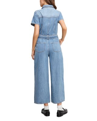 Fit For Success Lite Denim Cropped Jumpsuit