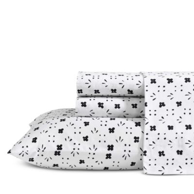 Kukkaketo Cotton Percale Sheet Set