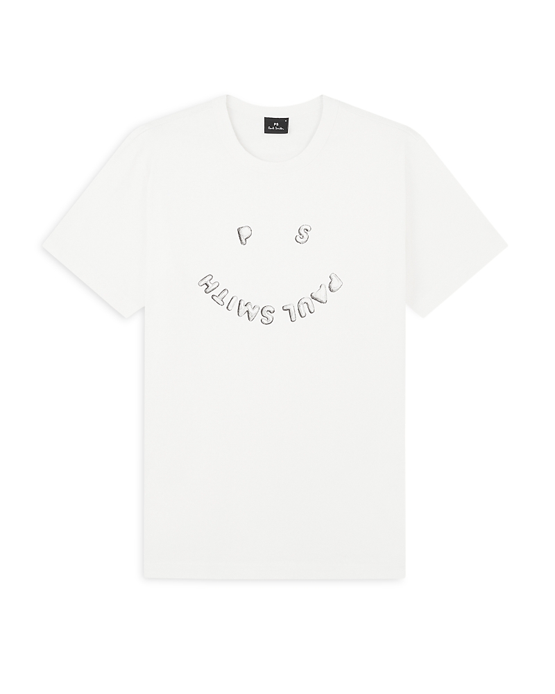 Ps By Paul Smith Logo Graphic Tee In White