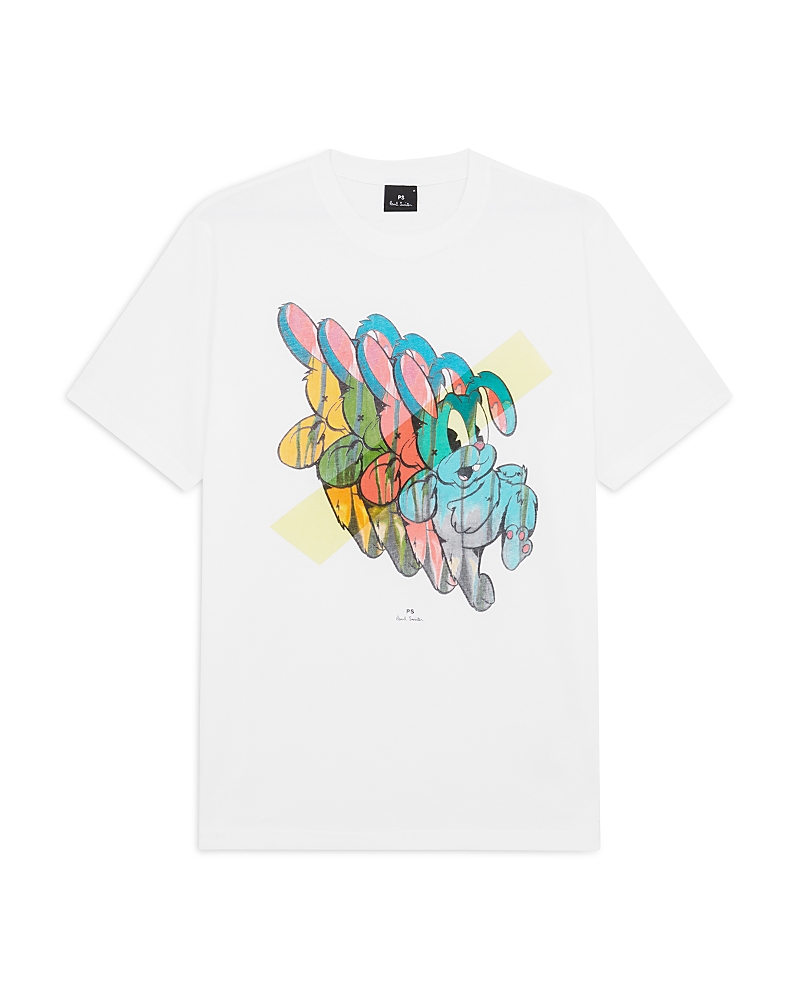 Ps By Paul Smith Ps Paul Smith T-shirt With Colorful Print In White