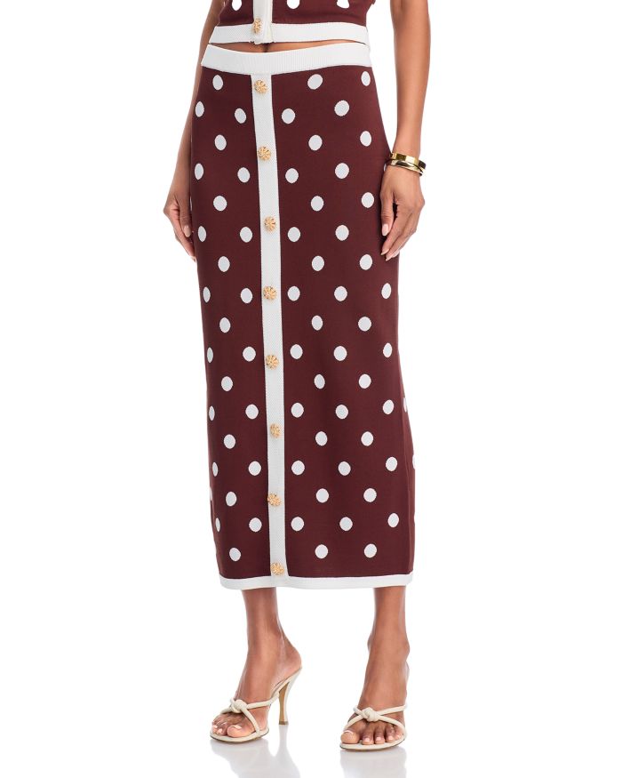 Alice Skirt Cocoa Dot