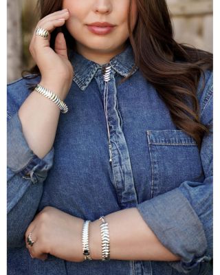 Metal Moderna Statement Flex Bracelet 