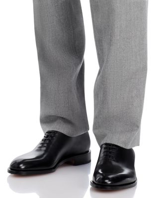 Ferragamo Men's Angiolo Leather Plain Toe Oxfords