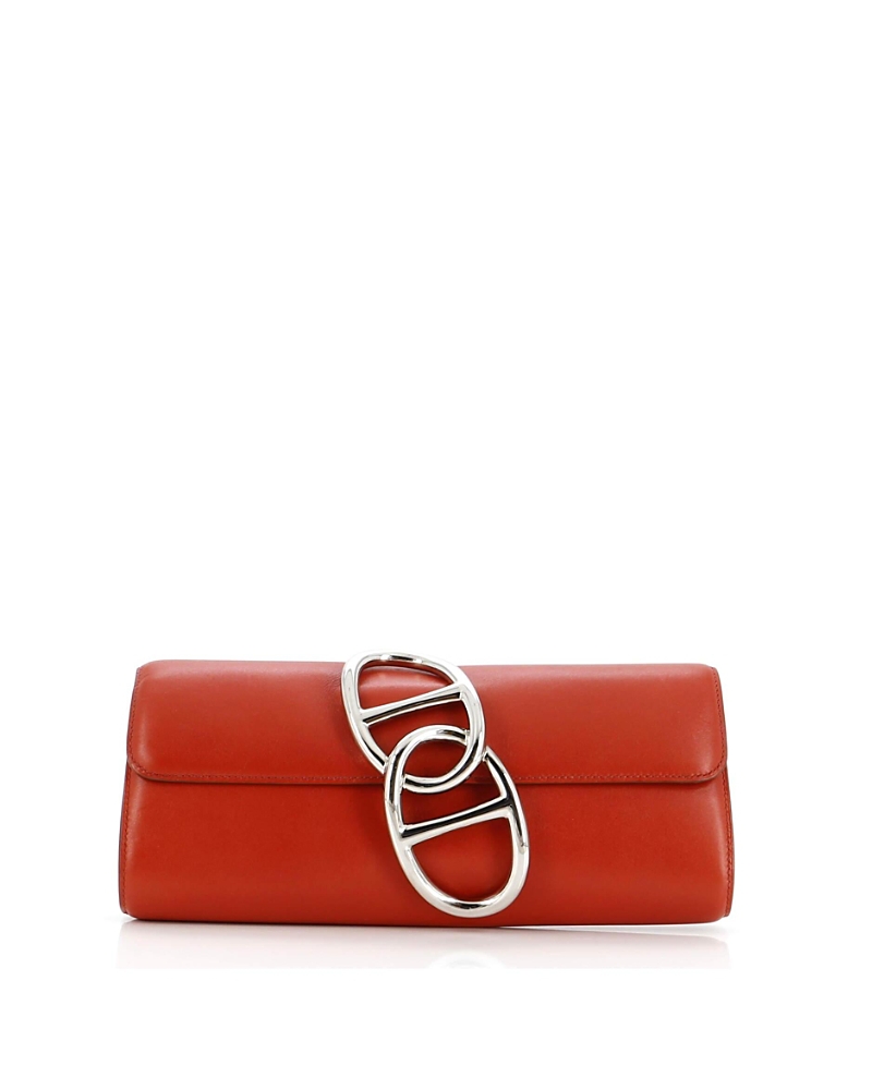 PRE-OWNED HERMES PRE-OWNED HERMES EGEE CLUTCH TADELAKT