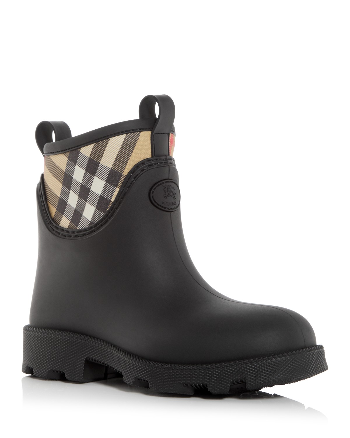 Burberry Women's Marsh Stamp Check Rain Booties