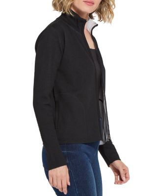 Reversible Cashmere Zip Up Cardigan
