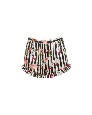 Ruffle Hem Shorts