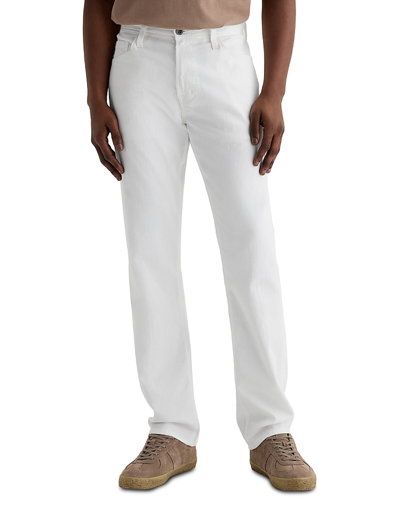 Ag Everett Slim Straight Fit Jeans in Pristine White