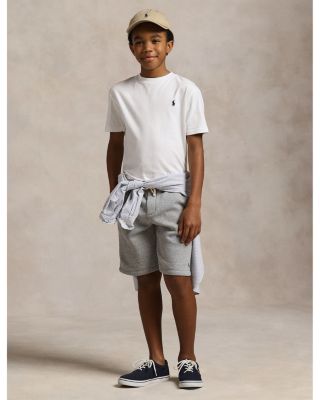 Boys' Embroidered Pony Cotton Tee - Big Kid