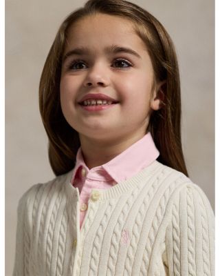 Girls' Cable-Knit Cardigan - Little Kid