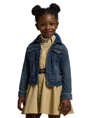 Girls' Denim Trucker Jacket - Little Kid
