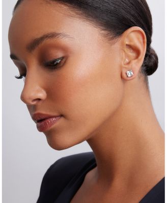 Sterling Silver Rittenhouse Prism White Topaz Stud Earrings