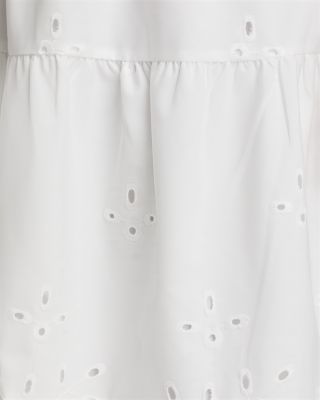 Eyelet Midi Skirt - Exclusive