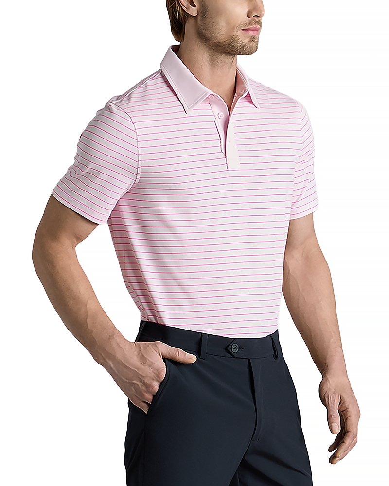 G/fore Feeder Stripe Tech Jersey Polo