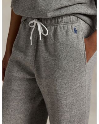 Drawstring Fleece Wide Leg Sweatpants