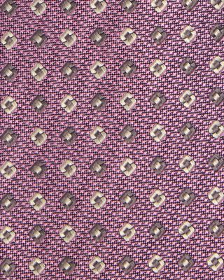 Silk Classic Geometric Tie - Exclusive