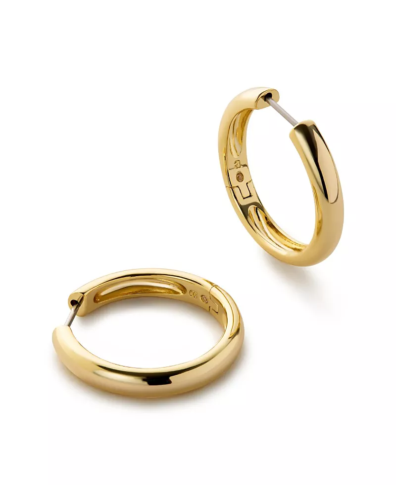 Ana Luisa Gold Hoop Earrings Giulia Large