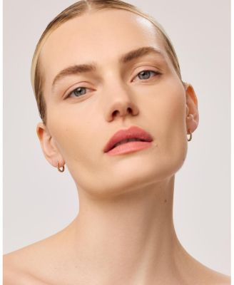 Solid Yellow Gold - Small Twist Hoop Earrings