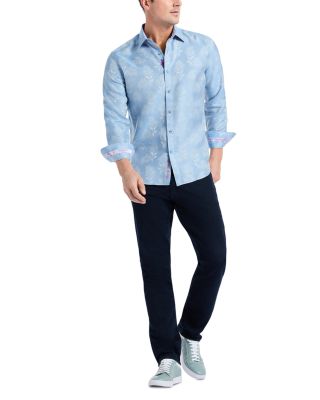 Paisley Woven Long Sleeve Shirt