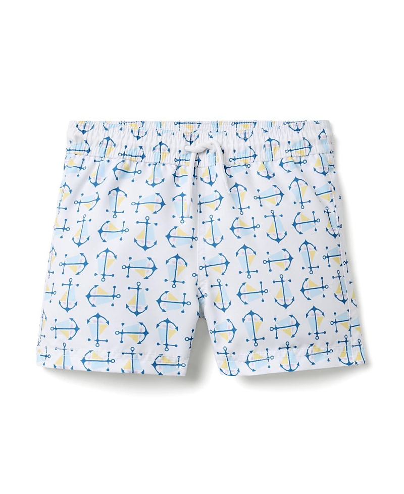 Janie And Jack Recycled Anchor Swim Trunk