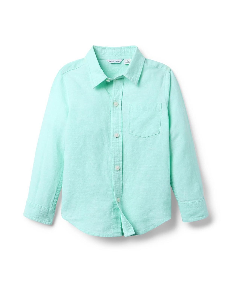 Janie And Jack Unisex The Linen-cotton Shirt