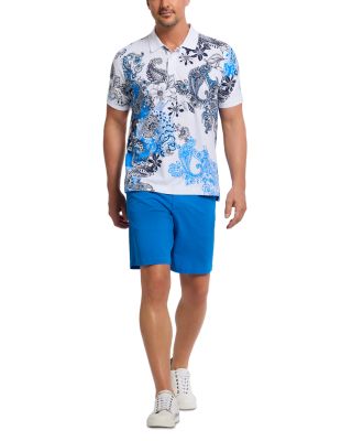 Orzell Floral & Paisley Knit Polo