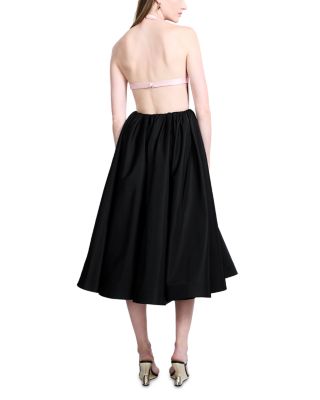 Halter Neck Midi Dress