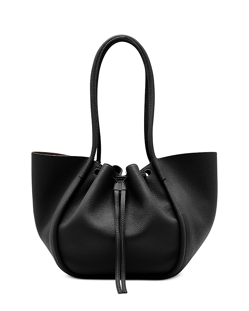 PROENZA SCHOULER LARGE RUCHED TOTE IN SOFT PEBBLED LEATHER