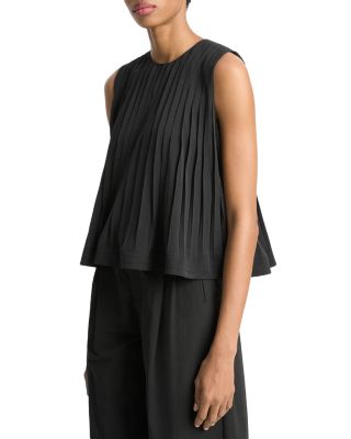 Pleated A Line Top