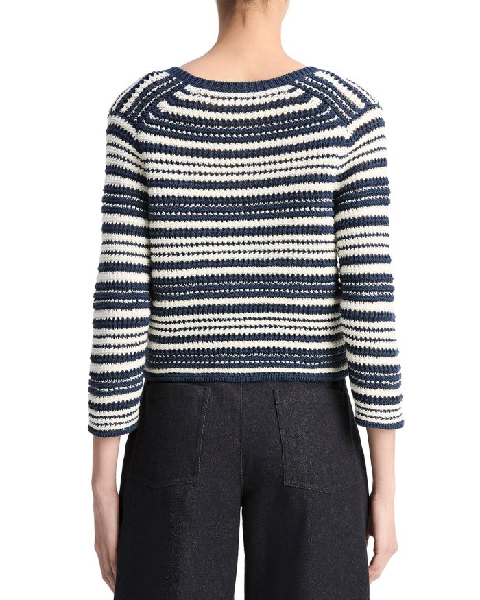 Textured Stripe Cardigan