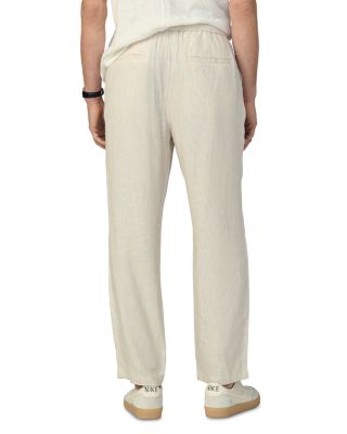 Clarkson Slim Fit Linen Pants 