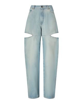 Lauryn Loose Cutout Jeans in Light Wash