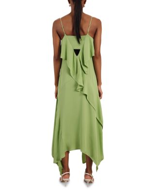 Alba Ruffled Midi Dress