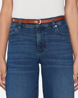 Le Slim Palazzo High Rise Wide Leg Long Jeans