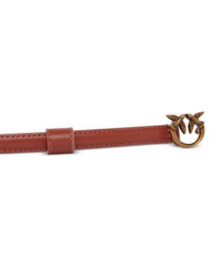 Women's Love Berry H1 Brown Leather Belt