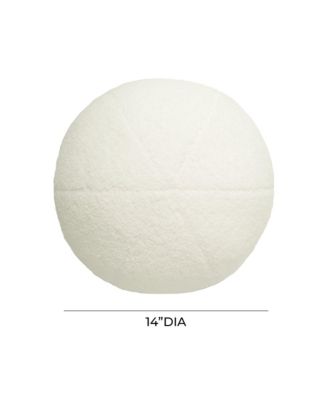 Boba Faux Shearling 14" Ball Pillow